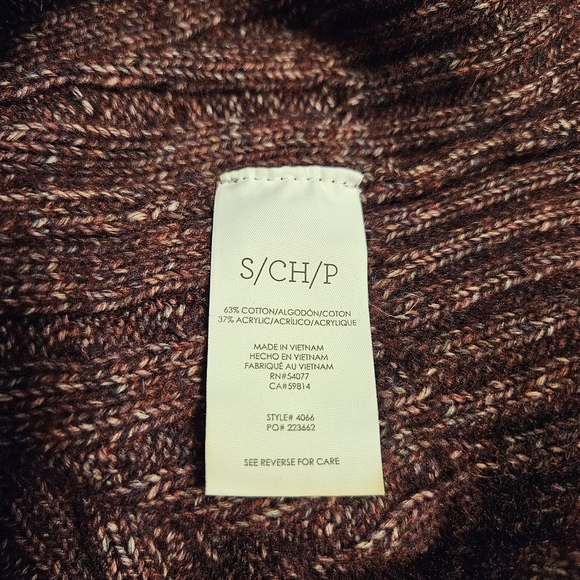 Cabi Style 4066 Chime Pullover V Neck Tunic Knit Sweater Size S - Picture 8 of 11